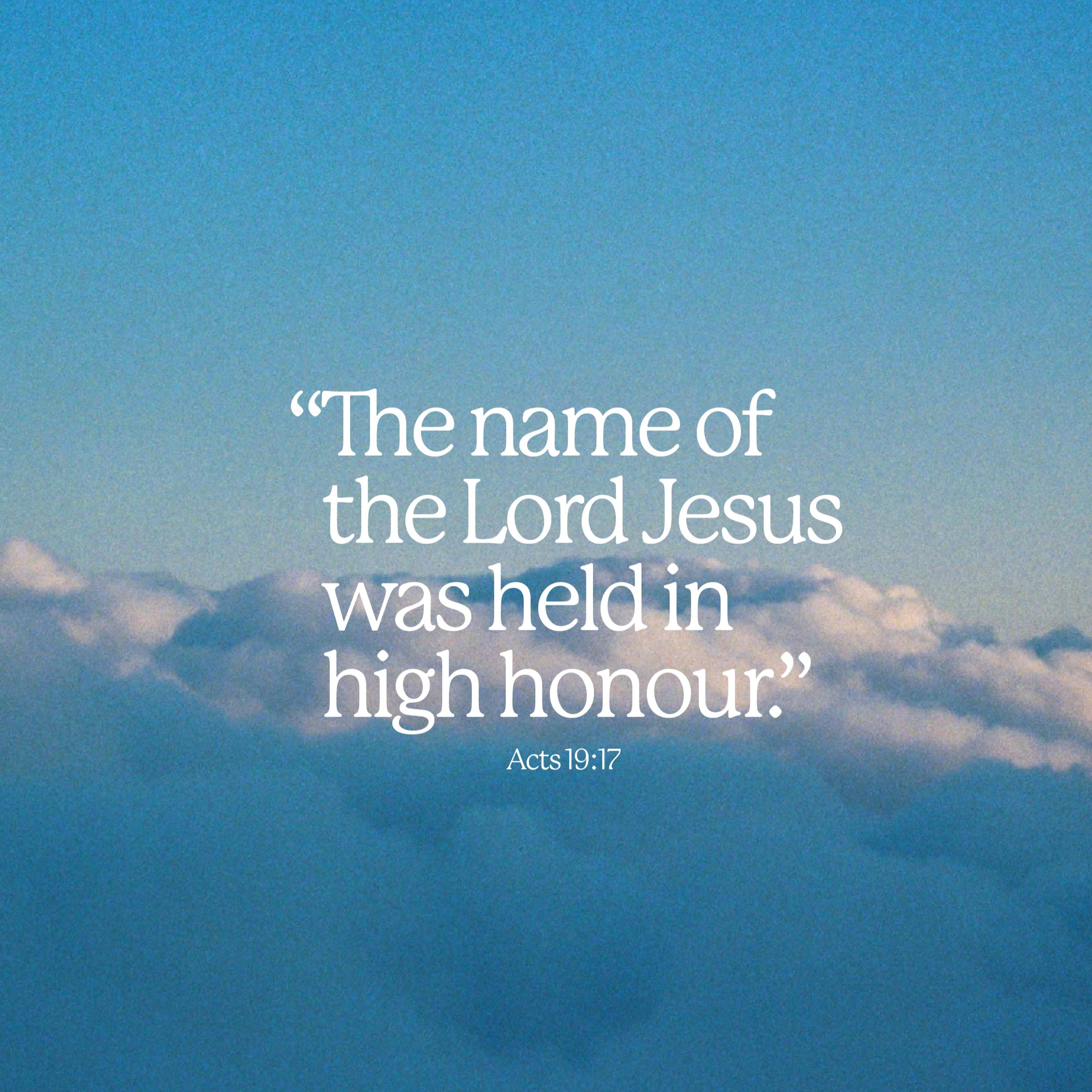 Power in the Name of Jesus