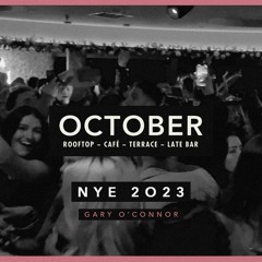 Hogmany 2023 at October Rooftop Bar. Glasgow