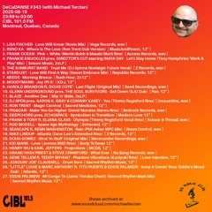 2025-08-15 DJ Michael Terzian pres. DéCaDANSE #343 on Montreal's CIBL 101.5FM