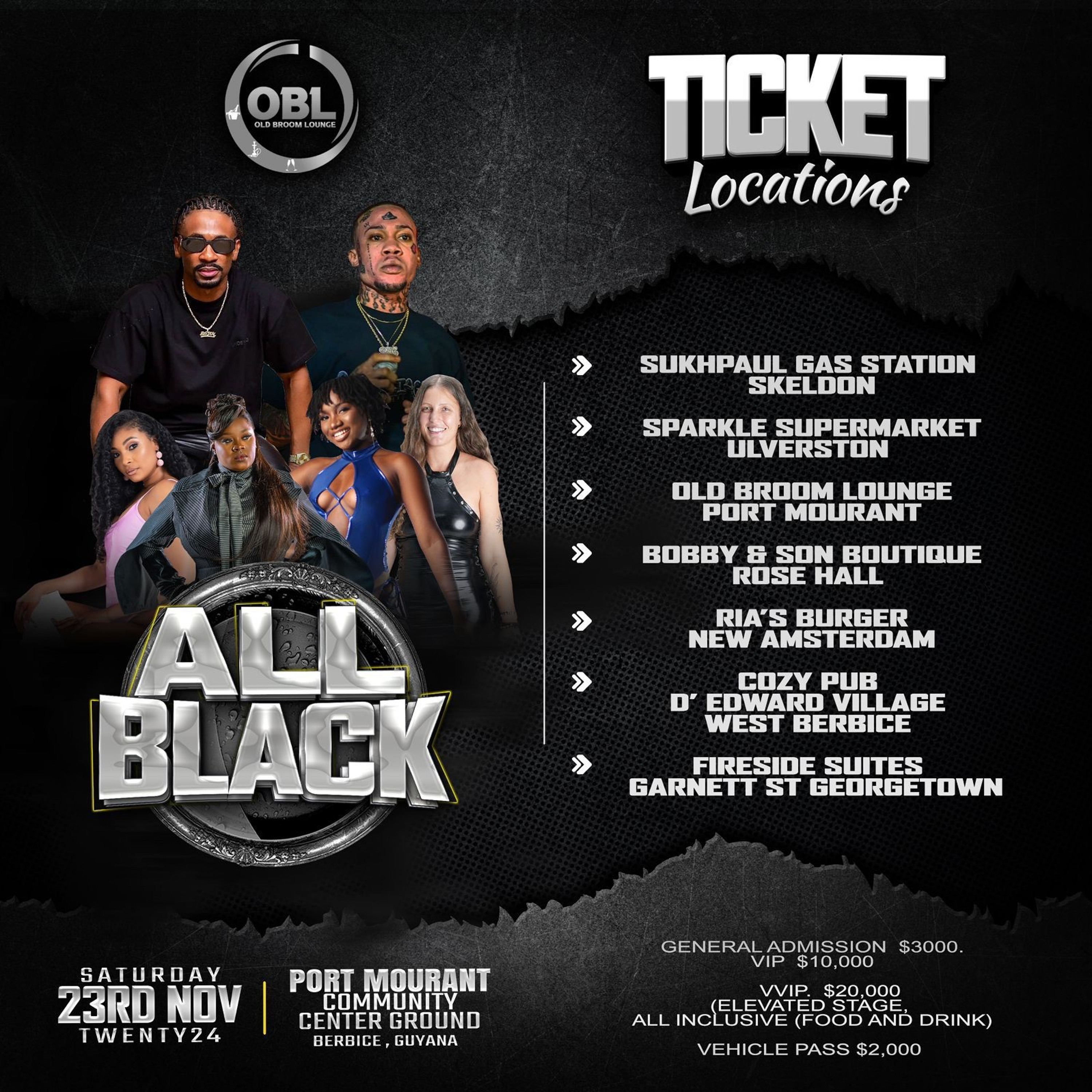 OBL ALL BLACK PROMO UPDATE BY BIGPAPA & GULLY RAS