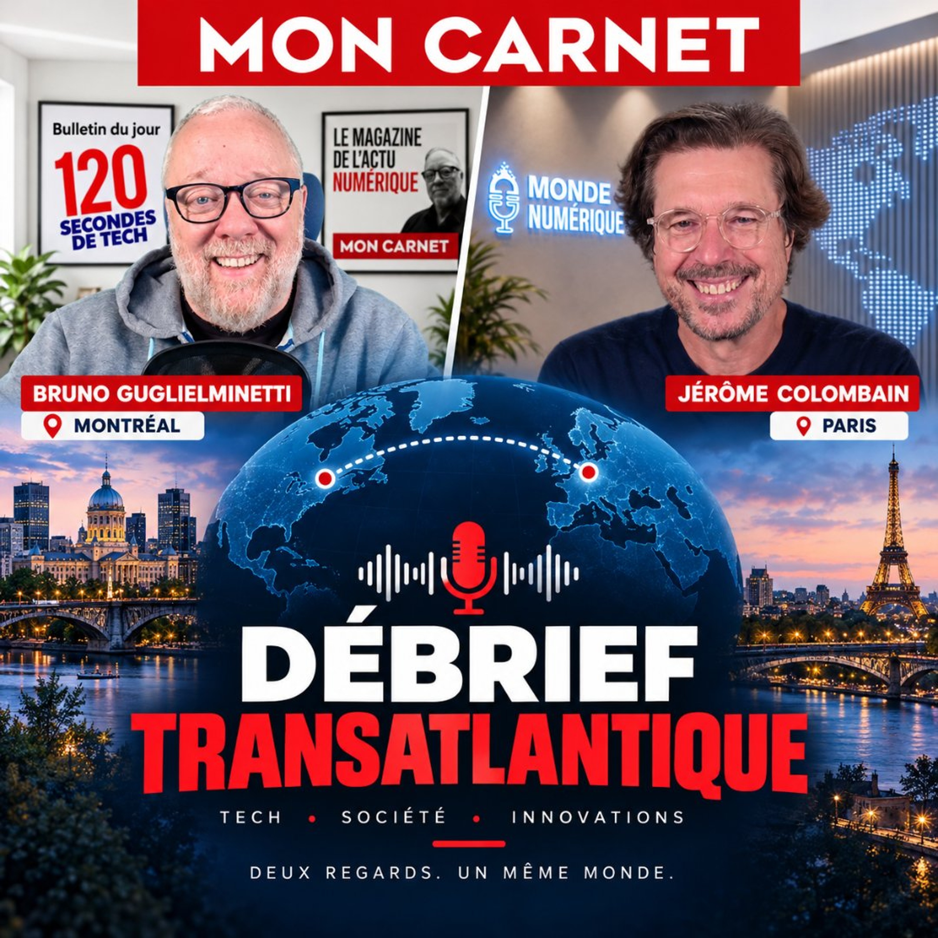 Débrief transatlantique : 9 octobre 2026 - Détecter l’IA et les lunettes connectées episode artwork