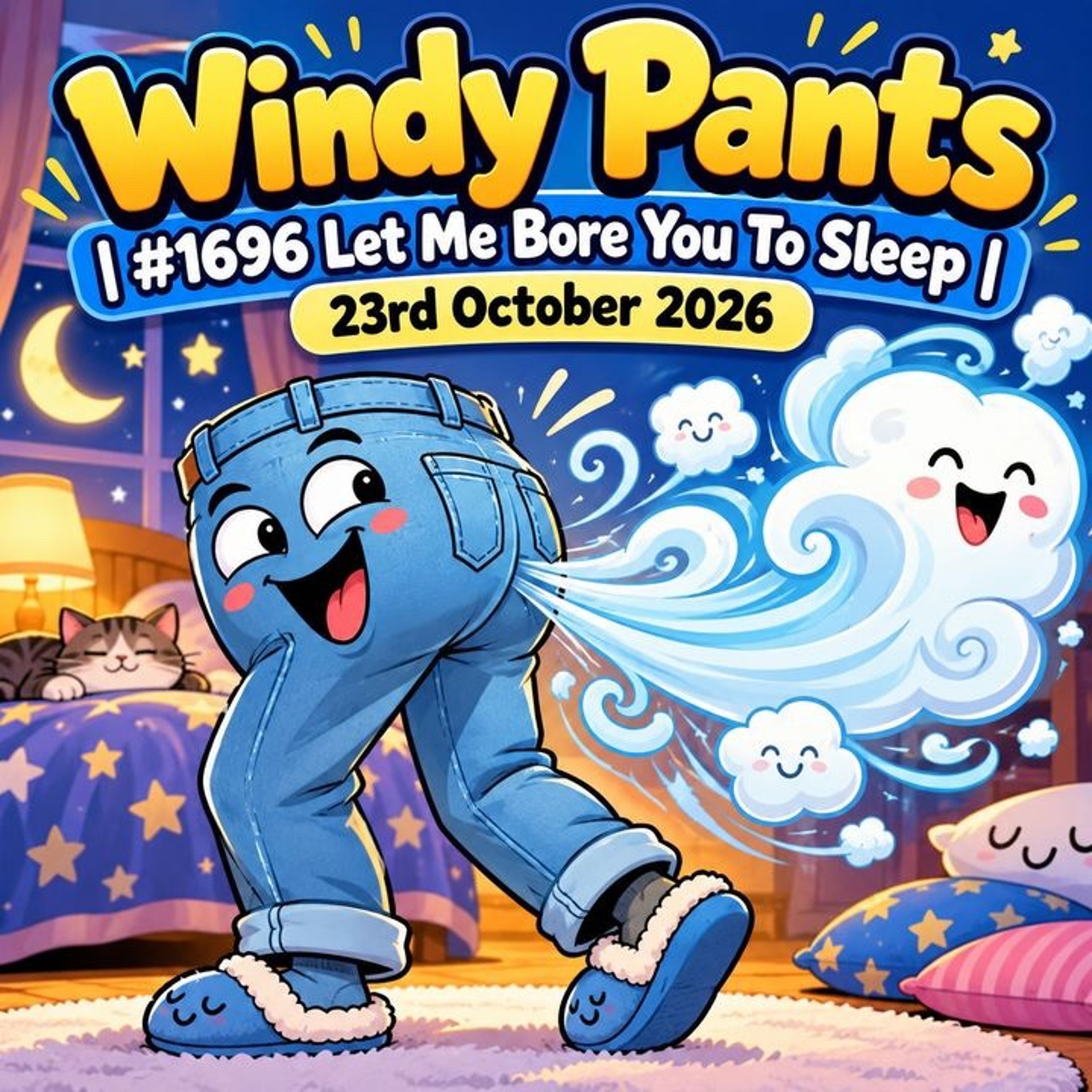 (Long Music) Windy Pants | #1696 Let Me Bore You To Sleep | 23rd October 2026 episode artwork