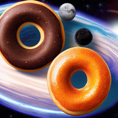 battle of the space donuts (there are circles)