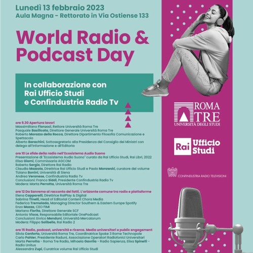 Stream episode World Radio e Podcast Day (Professoressa Marta Perrotta) by  Roma Tre Radio podcast | Listen online for free on SoundCloud