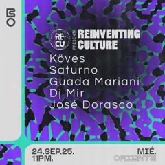 Köves at Bar Oriente Reinventing Culture Takeover 24 / 10 / 25