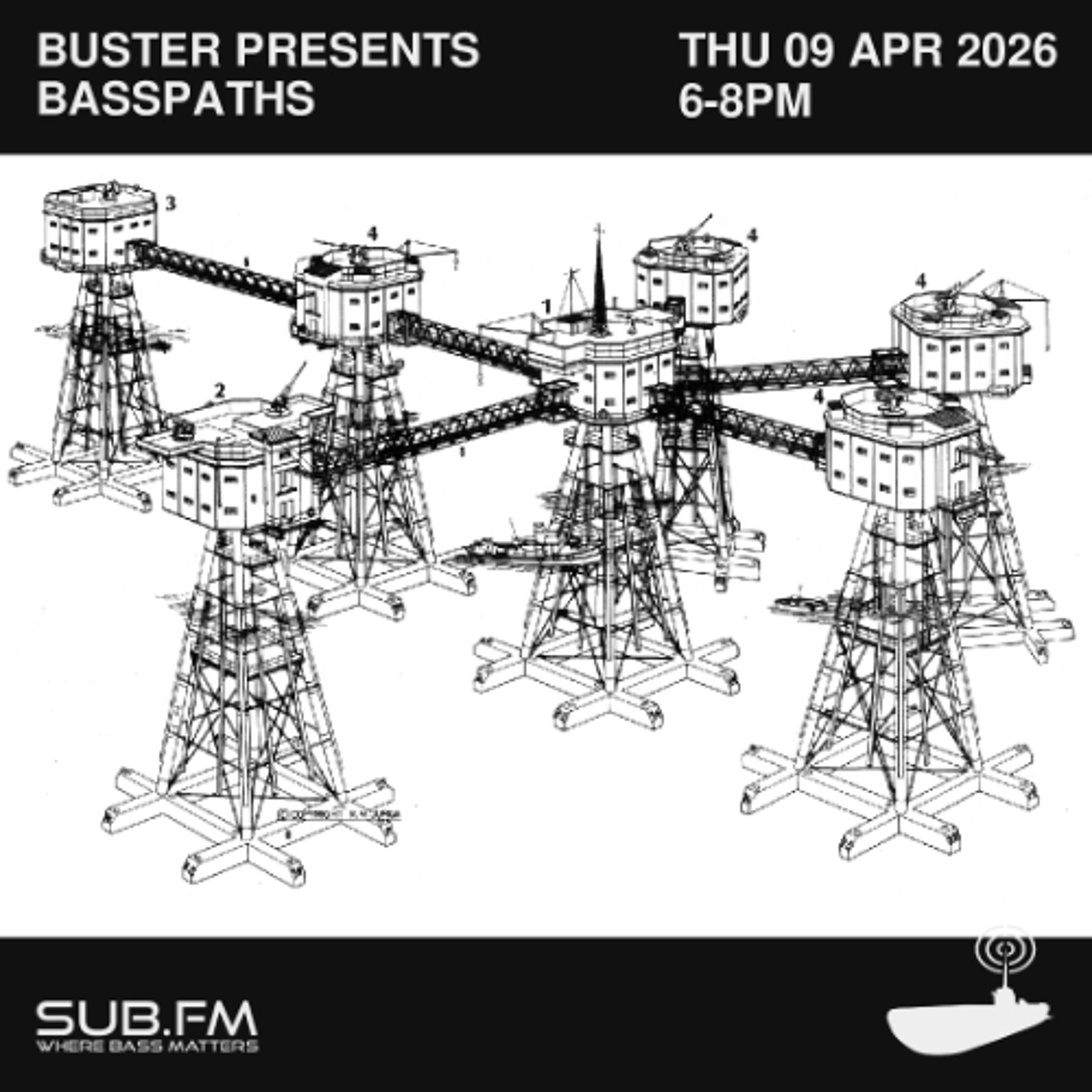 Buster presents Basspaths Dub Session - 09 Apr 2026