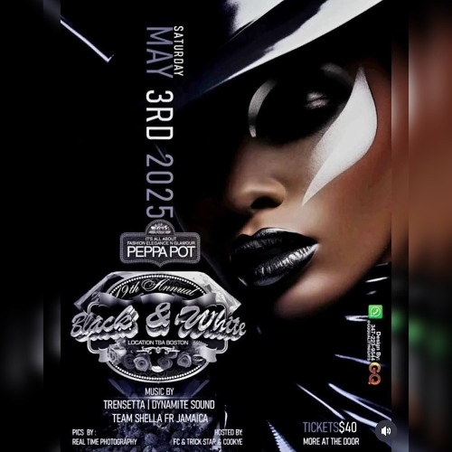 FT TRENDSETTER SOUND - PEPPA POT BLACK & WHITE  BOSTON MAY 3, 2025