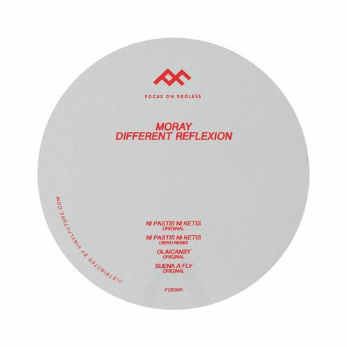 FOE005 - Moray, Different Reflexion - Alfrent Vicent EP inc. Dieru's Remix