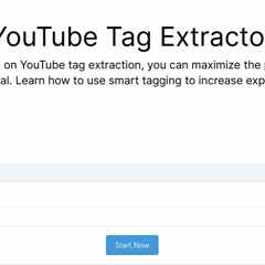Youtube Tag Extraction Tool - 100% Free and Working