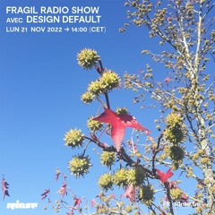 FRAGIL Radio Show avec DESIGN DEFAULT - 21 Novembre 2022