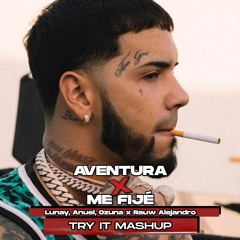 Aventura x Me Fije (Try It Mashup) | Lunay, Anuel AA, Ozuna x Rauw Alejandro