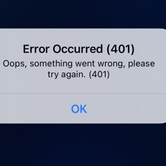 Error Occurred (401)