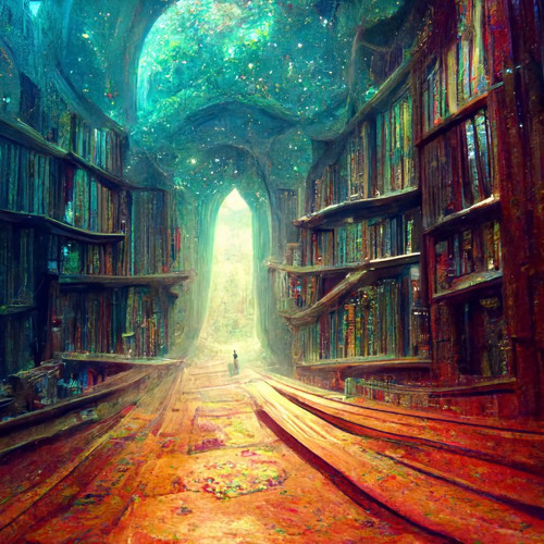 Magic Library Wallpaper