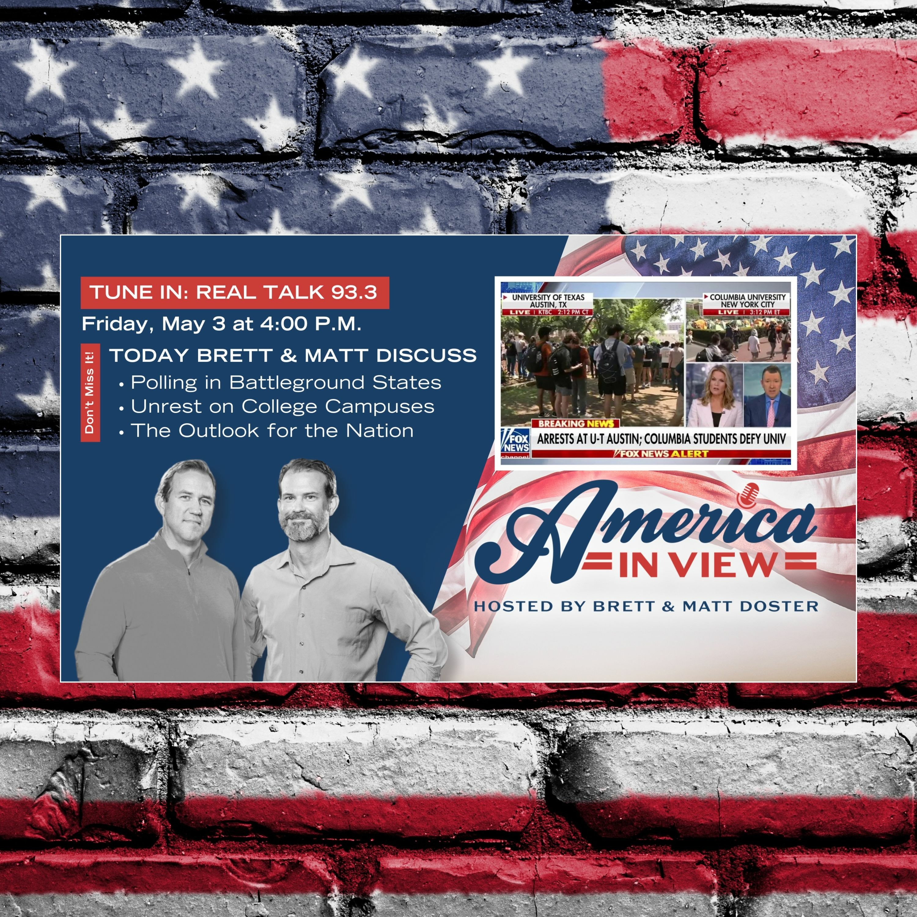 Polls in Battle-Ground States, Riots on College Campuses, and the Outlook for the Nation episode artwork