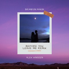 Alex Warren - Before You Leave Me (Brandon Marin Remix)