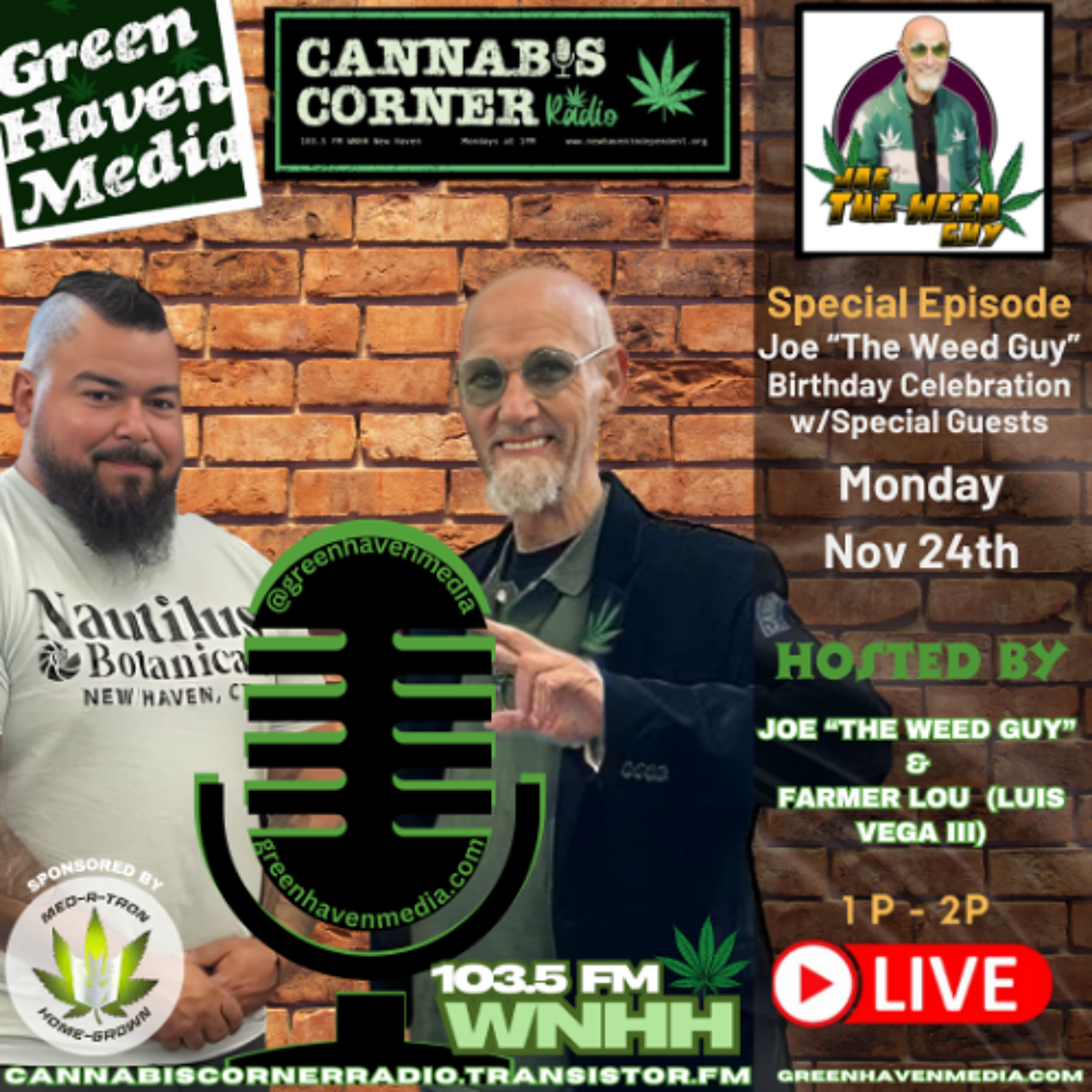 Cannabis Corner Radio: Nov 24, 2025 episode artwork