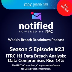 The Weekly Breach Breakdown Podcast by ITRC - H1 2024 Data Breach Analysis - S5E23