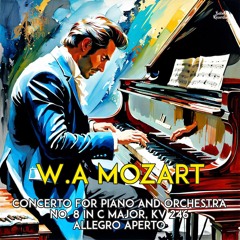 🎵🎵 Mozart's Concerto For Piano And Orchestra No. 8 In C Major, KV 246 - Allegro Aperto