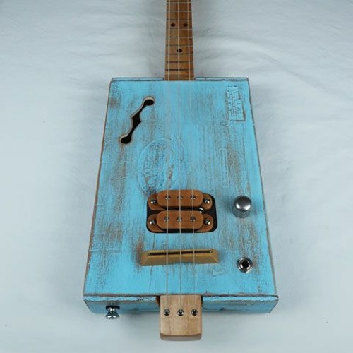 Stream Sky Padron 3 String Cigar Box Guitar CBG #2325 by Snowden