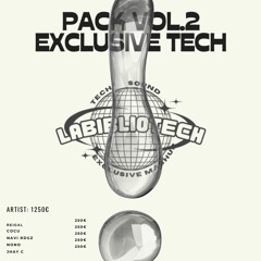 📔PACK VOL.2 EXCLUISIVE TECH (LaBiblioTech Sound) By Reigal, Cocu, Jhay C, Navi RDGZ & Nono