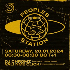 Peoples Station #29 on Jungletrain.net - 2024/01/20 DJ Chromz & Vali NME Click