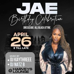 Live Audio: Jae's All Black Birthday Party (Part 1) | Mixed By @DJKAYTHREEE Hosted By @DJNATZB