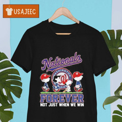 Peanuts Characters Abbey Road Washington Nationals Forever Not Just When We Win Shirt