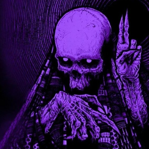 Purple Glass Skull Ancient black dark death grave oled shiny  skeleton HD phone wallpaper  Peakpx