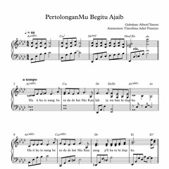 PertolonganMu Begitu Ajaib Solo Piano