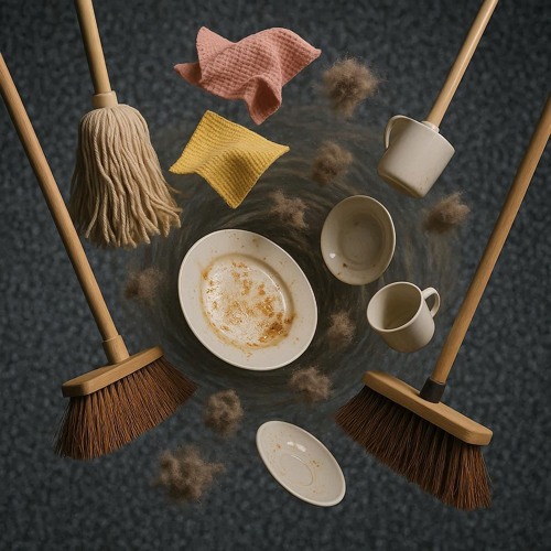 company is coming with almost no advance notice so you're rushing to clean up your mess.