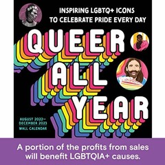 ( mh1 ) 2023 Queer All Year Wall Calendar: Inspiring LGBTQ+ Icons to Celebrate Pride Every Day (17-M