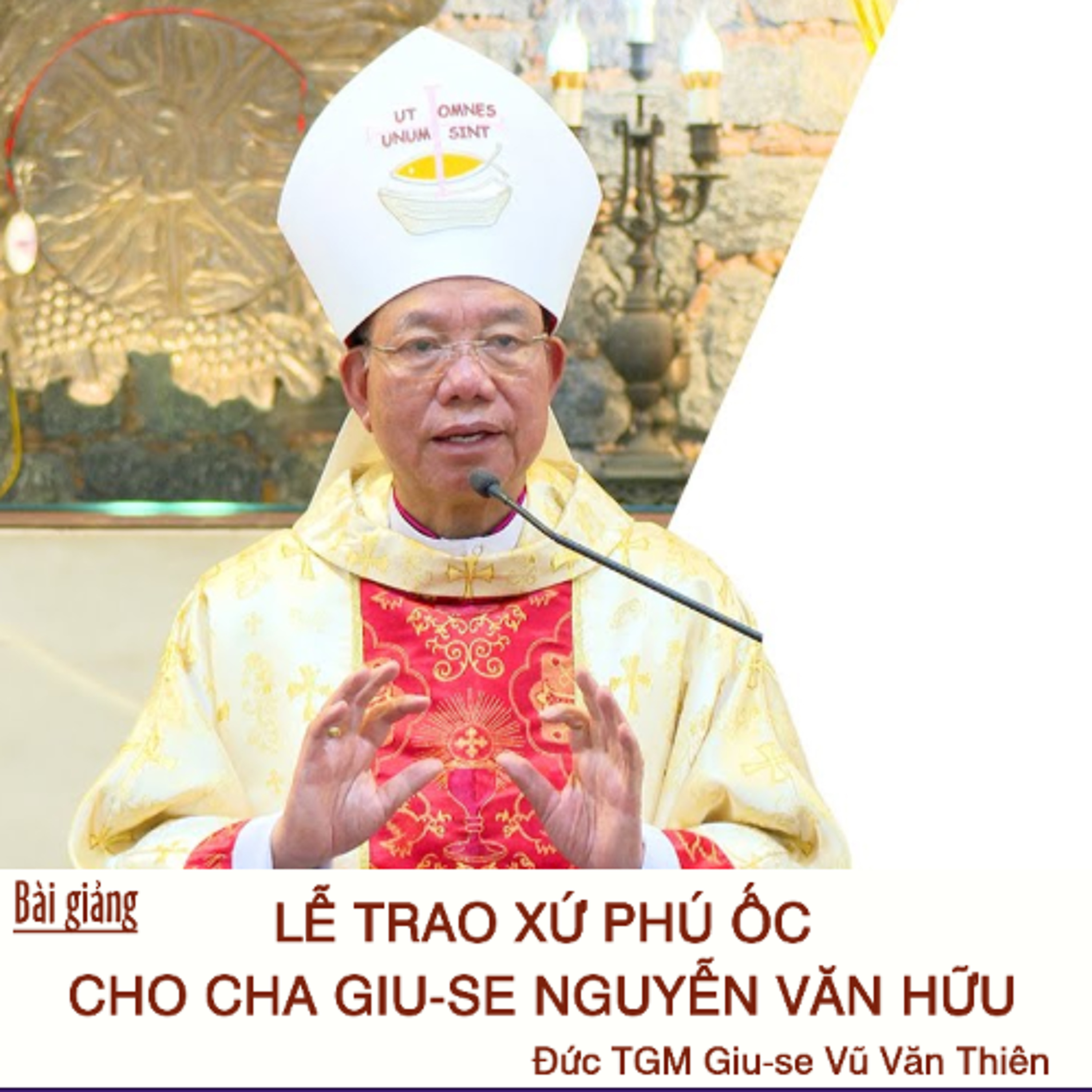 Thánh lễ trao xứ Phú Ốc cho Cha Giu-se Nguyễn Văn Hữu __ Đức TGM Giu-se Vũ Văn Thiên