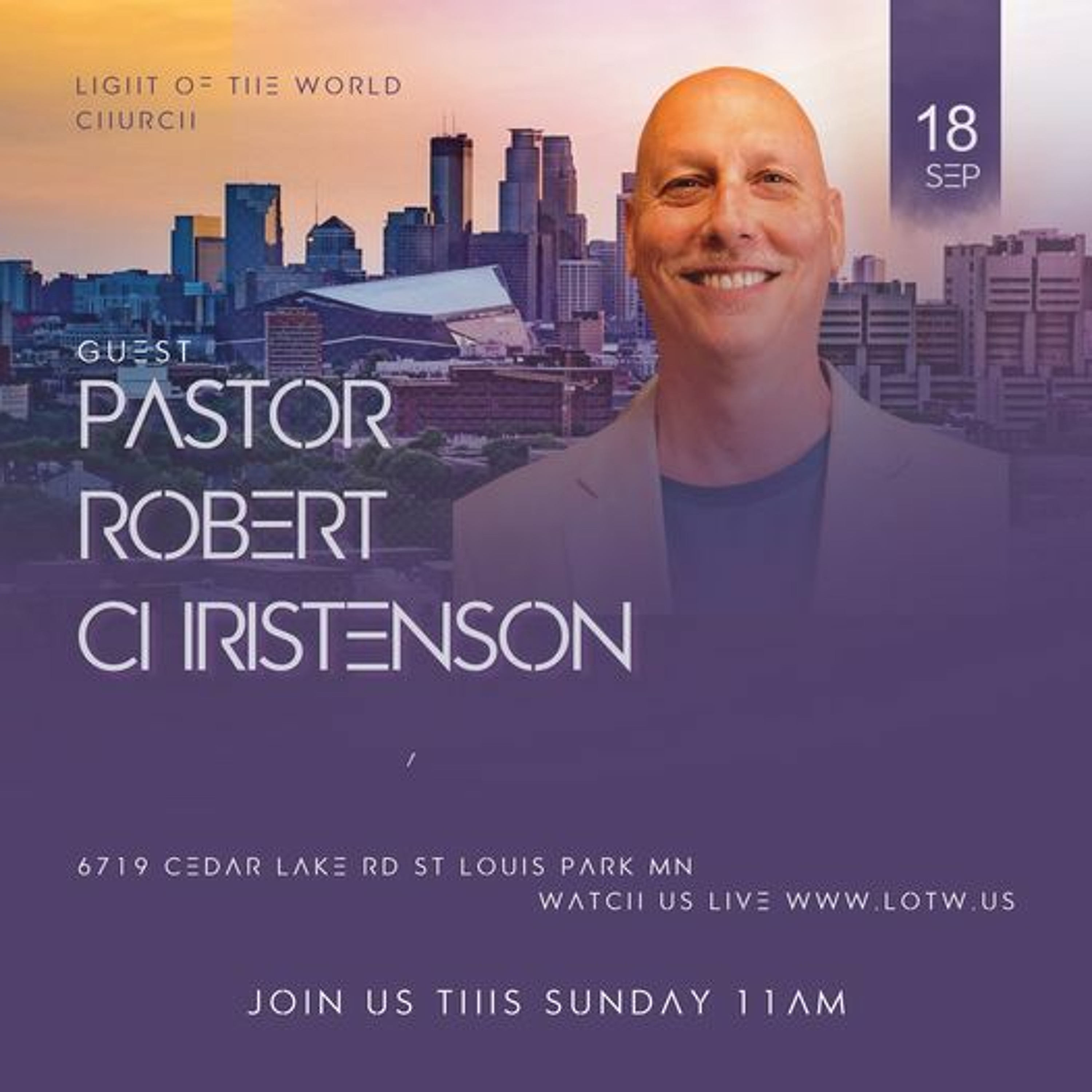 Guest Pastor Robert Christenson | 9.18.22 episode artwork