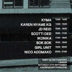 IKONIKA 27.9.25 (NIGHT SLUGS TAKEOVER)