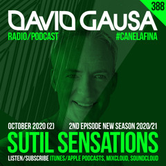 Sutil Sensations Radio #388 - ¡2nd show of the new season 2020/21! #CanelaFina & #HotBeats