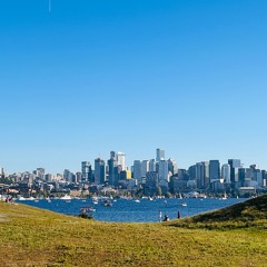 Punting in the Sky – Composed at Discovery Park, Seattle WA