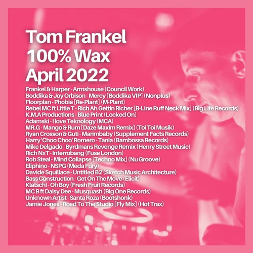 Tom Frankel - 100% WAX | April 2022