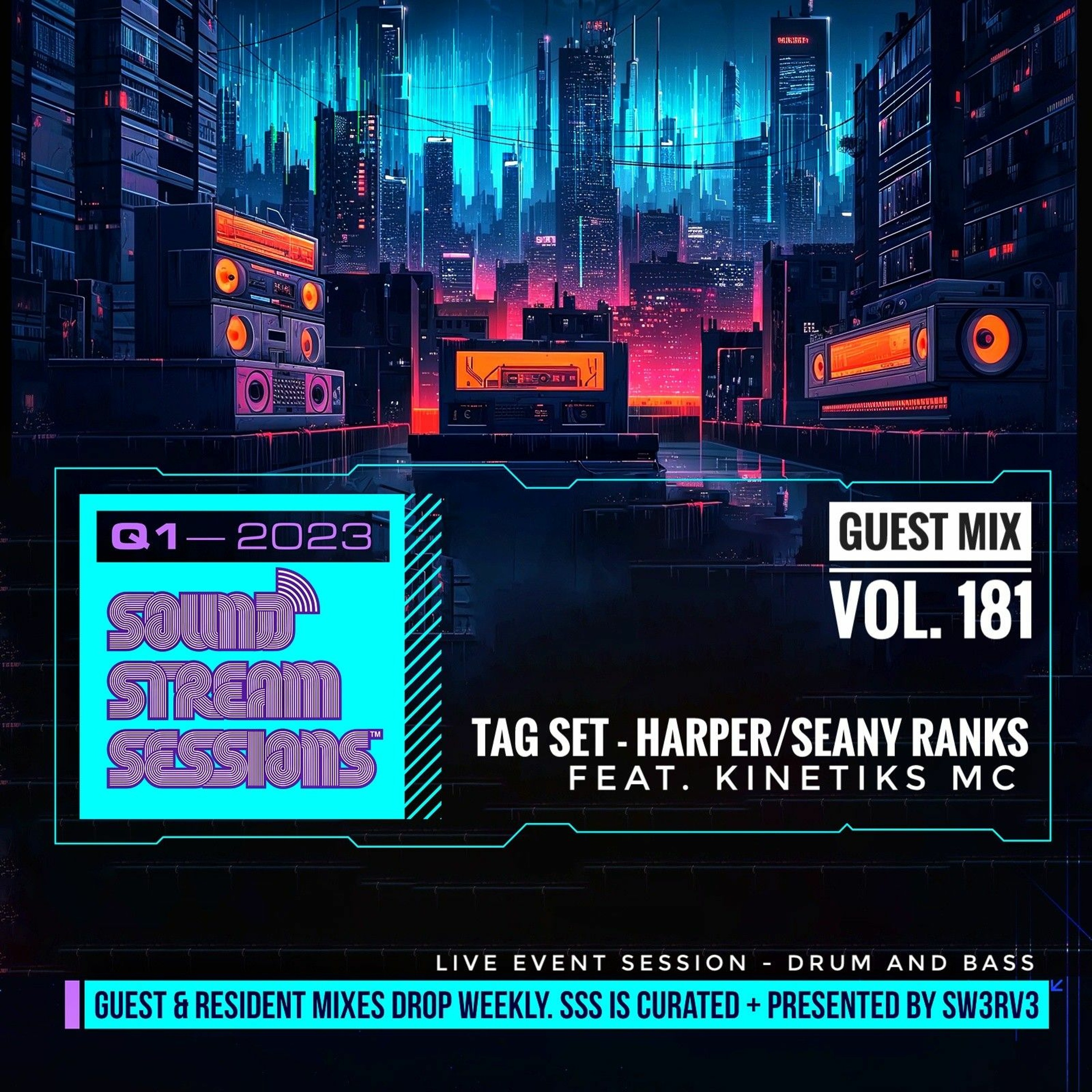 Guest Mix Vol. 181 (Harper, Seany Ranks, Kinetiks MC) Live Session Drum and Bass episode artwork