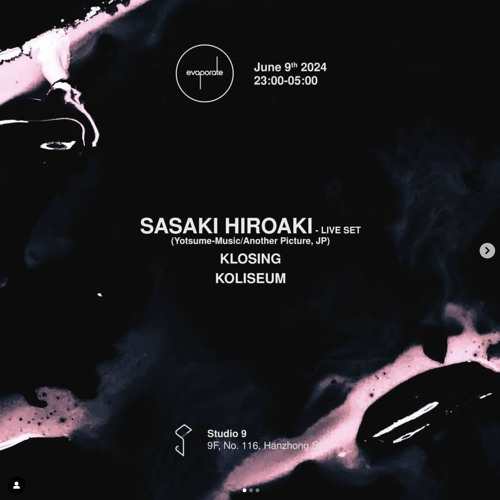 at STUDIO9 in Taipei. (9th,Jun,2024)