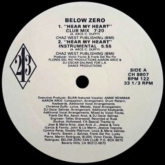 Below Zero - Hear My Heart (Club Mix) 1988