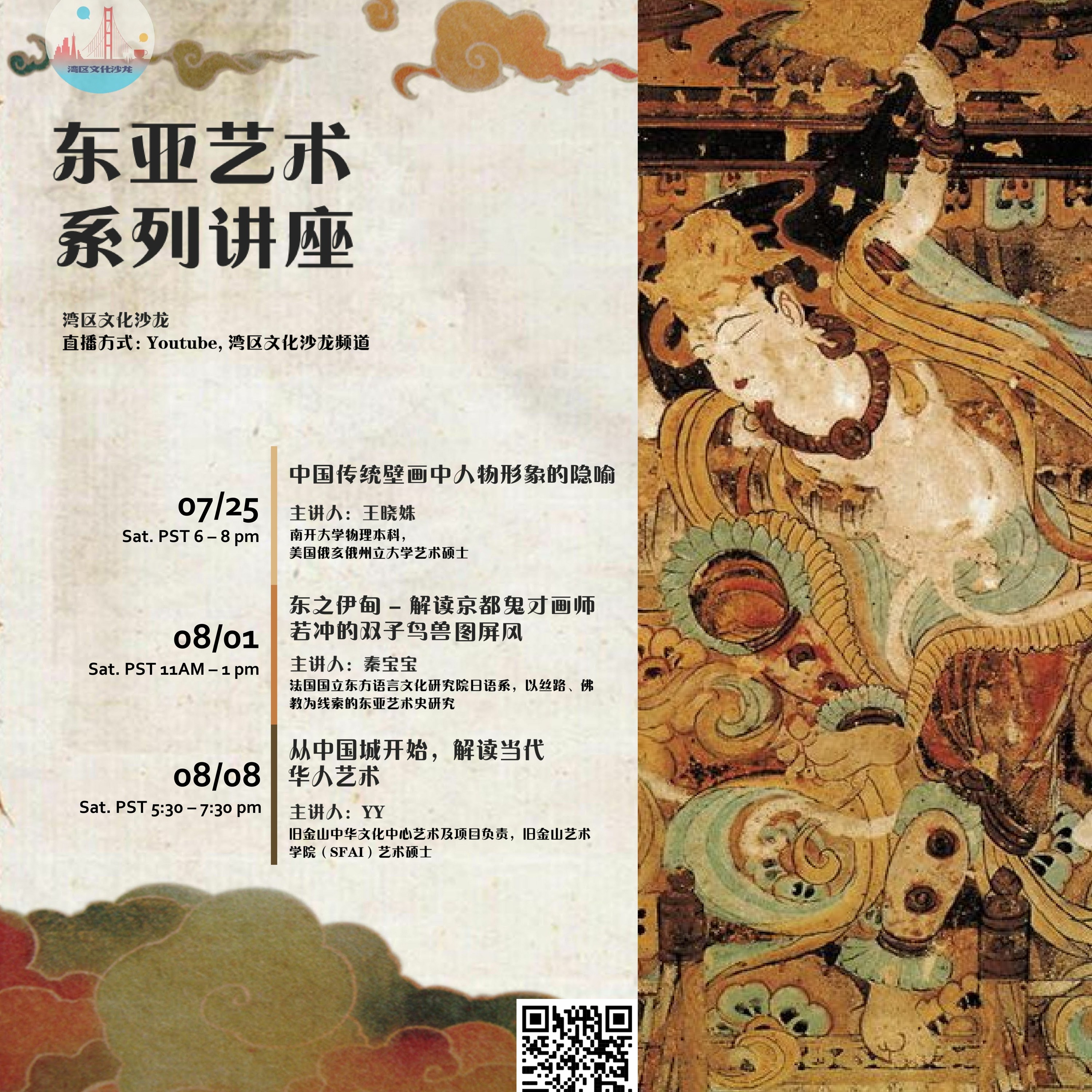 『线上艺术馆之东亚艺术系列第一期』中国传统壁画中人物形象的隐喻