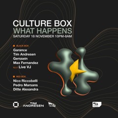 Nico Riccobelli - Closing Set At Red Box In Culture Box w/ Garance (First 2 hours) 18 - 11 - 23