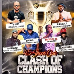 Oneness vs Dj Warlock vs Dj Tony B vs DJ Kutz vs Dj Black Ice 11/24 (45 Clash Of Champions)