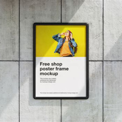 Poster Mockup Kostenlos Downloaden