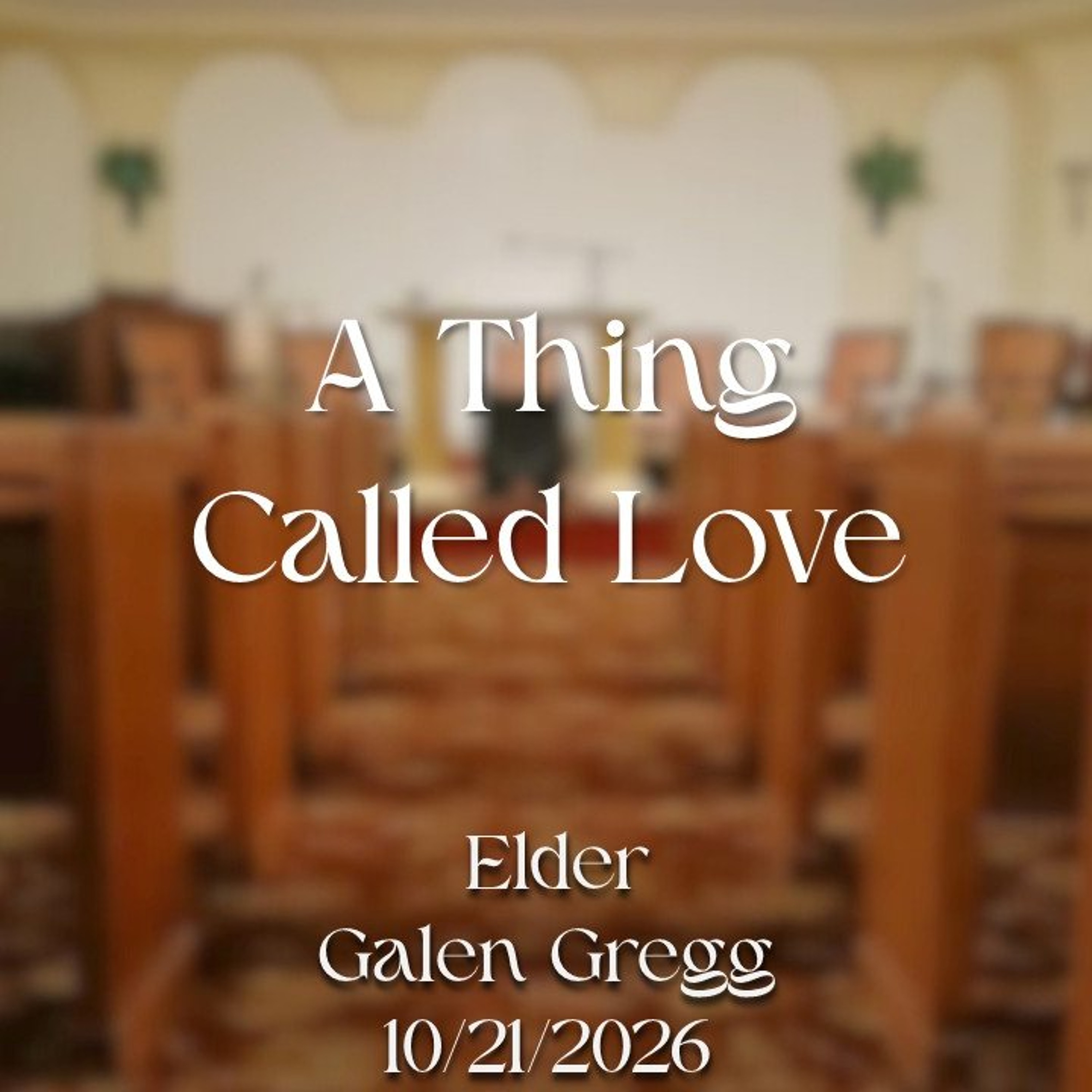 A Thing Called Love