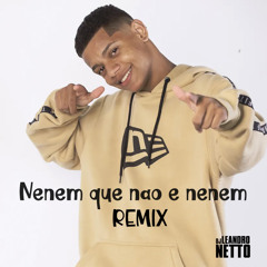 NEM NEM QUE NAO É NENEM -  MC MENOR HR (LEANDRO NETTO DJ / FDH REMIX )