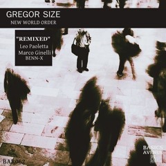 GREGOR SIZE - NEW WORLD ORDER (Marco Ginelli Remix)