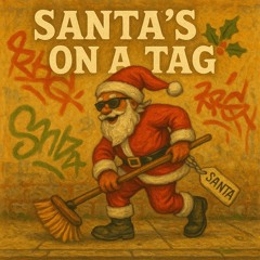 Santa's On A Tag