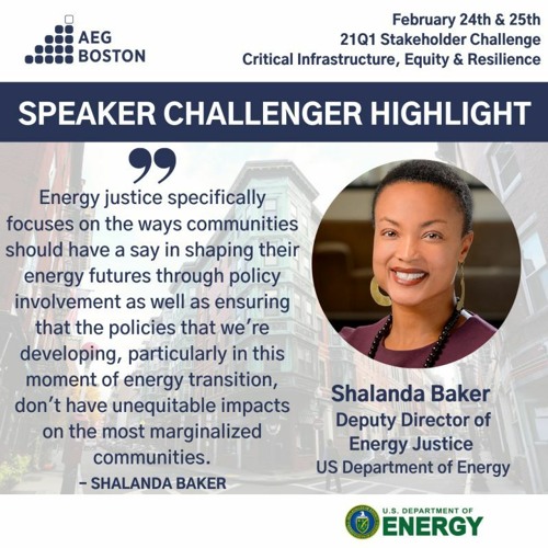 Shalanda Baker: 21Q1 AEG Boston Speaker Challenger