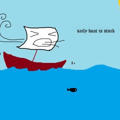 saily boat is stuck